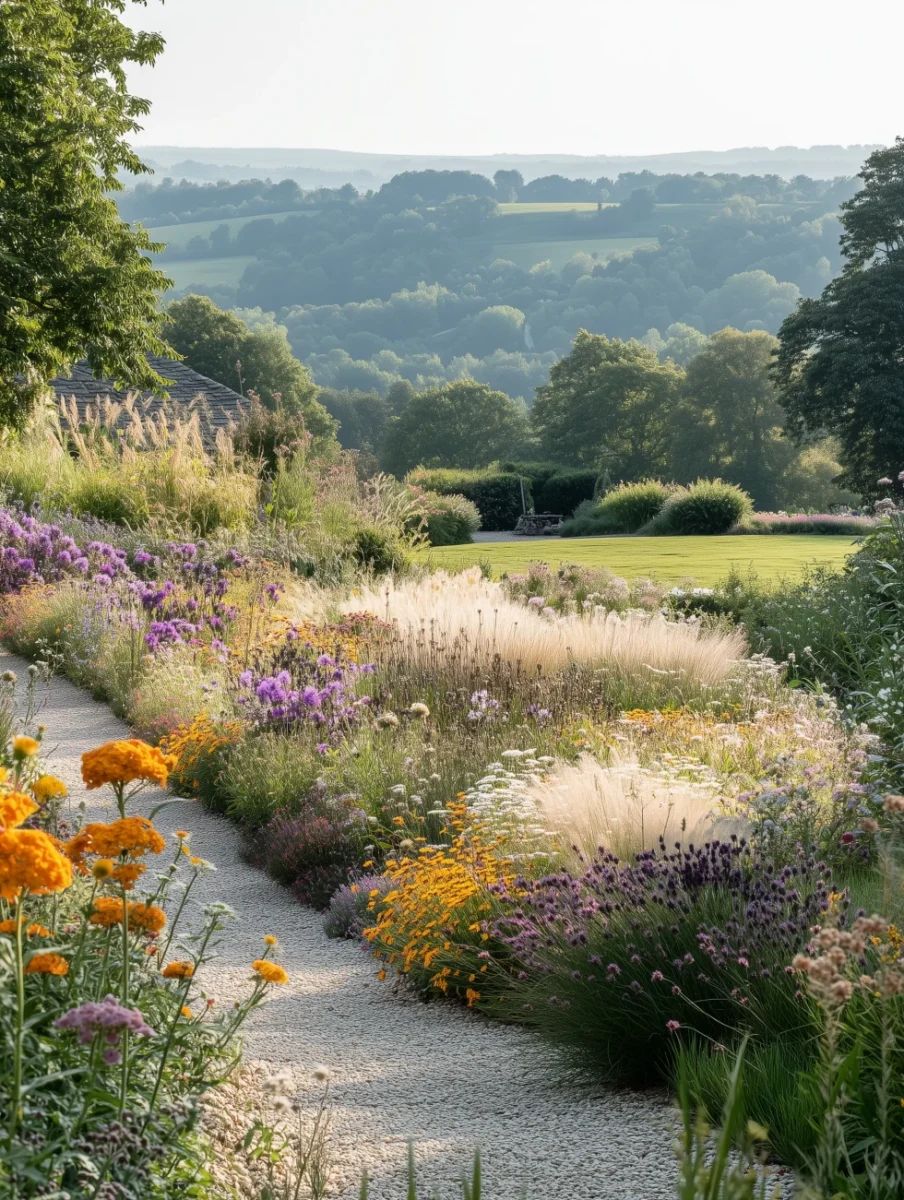 Natūralaus stiliaus kraštovaizdžio dizainas